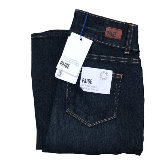 Brand New 265$ RETAIL Paige Hidden Hills Bootcut Jeans Size 25 - Picture 1 of 7